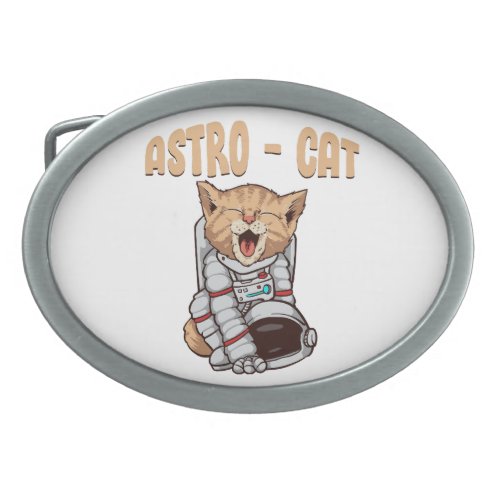 Astro Cat Belt Buckle