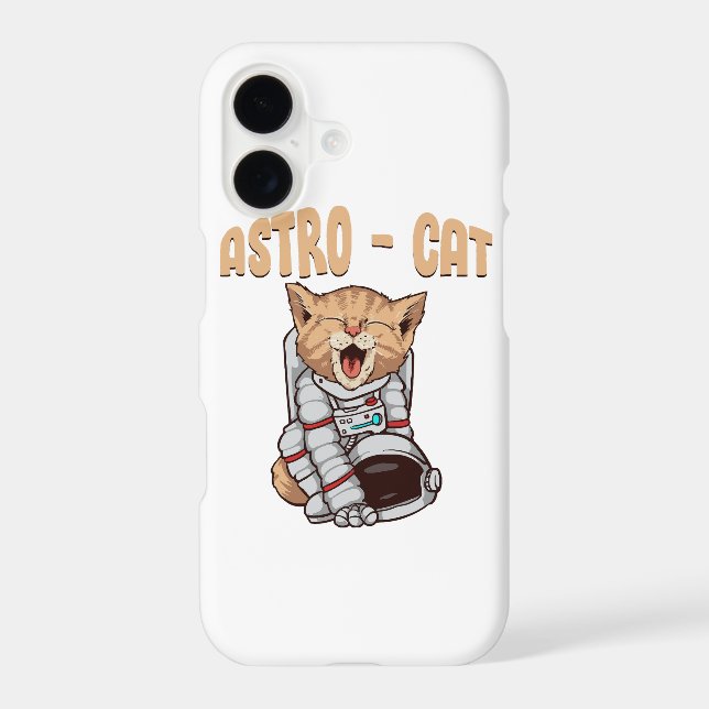Astro Cat Iphone Case (Back)