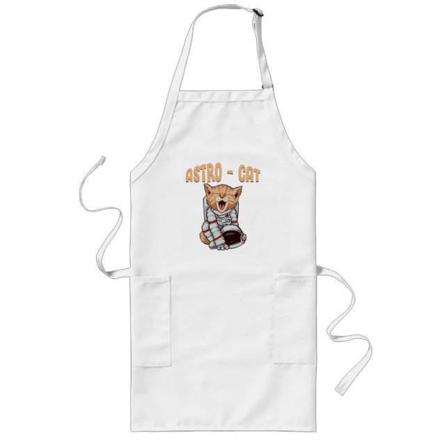 Astro Cat Long Apron (Front)