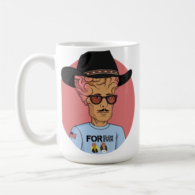 Astro-Cowboy Fan Coffee Mug (Left)