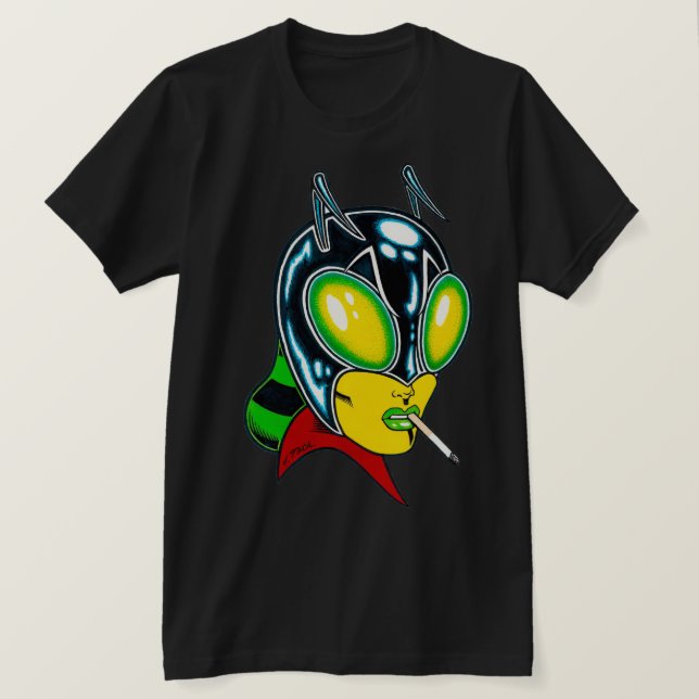 Astro-Creeps™: Insectra™/Cosmic Colors T-Shirt (Design Front)