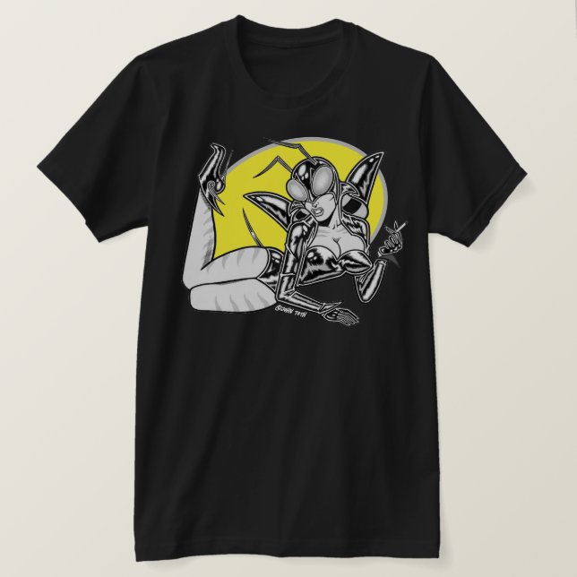 Astro-Creeps™: Insectra™/Pin-Up T-Shirt (Design Front)