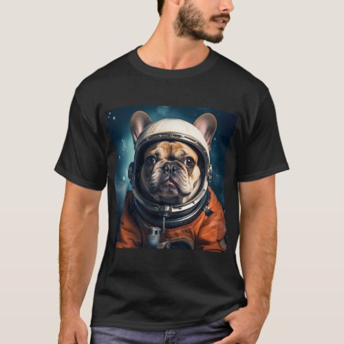 Astro Dog _ French Bulldog T_Shirt