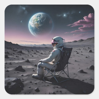 Astro Leisure Square Sticker