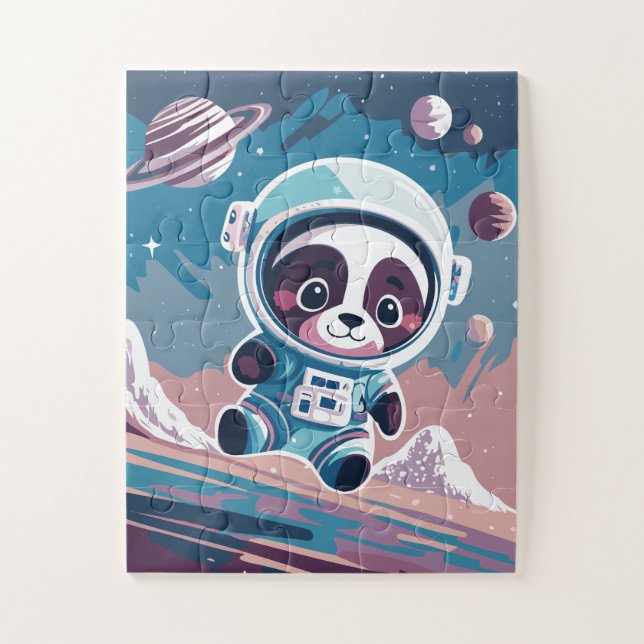 Astro Panda Jigsaw Puzzle (Vertical)