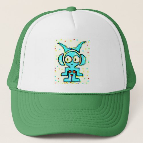 astro pixel 2 trucker hat