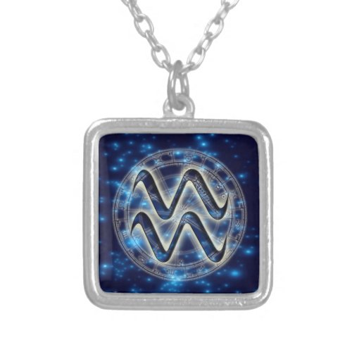 Astro Symbol Aquarius Necklace