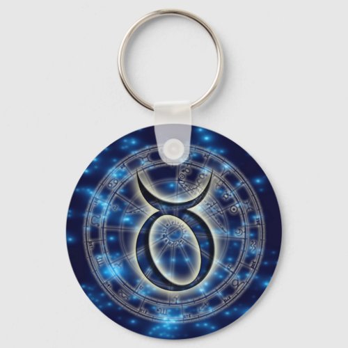 Astro Symbol Taurus Keychain