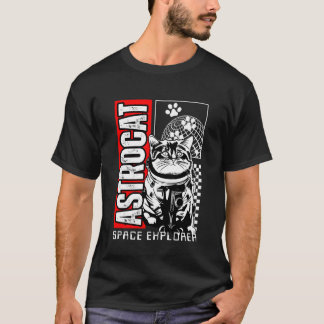 Astrocat, Space cat, Astronaut cat, Humorous cat,  T-Shirt