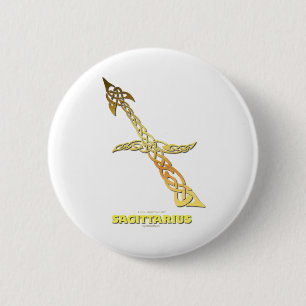 Astrocelt series Sagittarius Pinback Button
