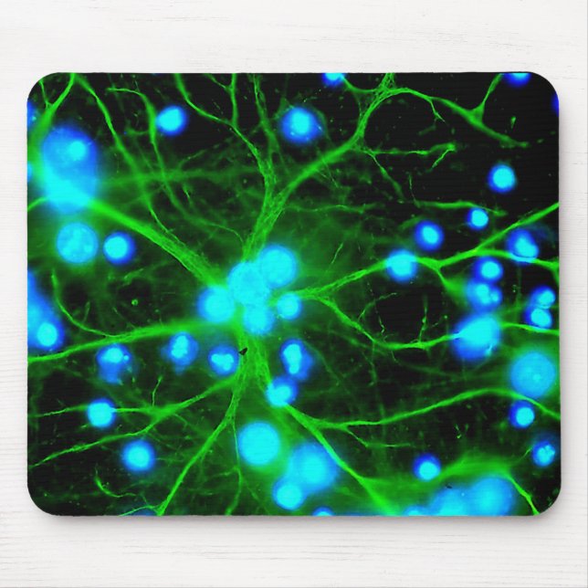 Astrocyte Are Star Shaped Glial Cells in the Brain Mouse Pad (Front)