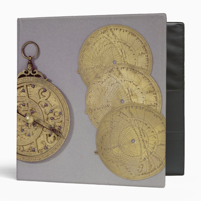 Astrolabe, 1216 3 ring binder (Front/Inside)