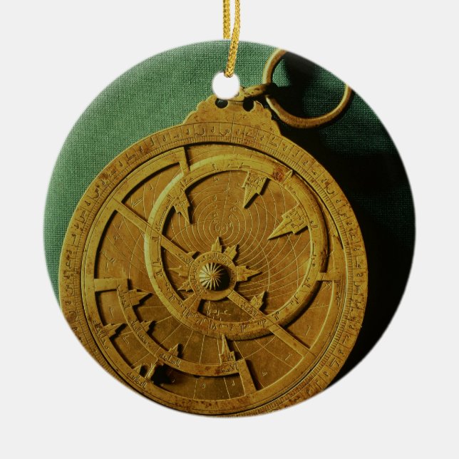 Astrolabe (copper) ceramic ornament (Front)