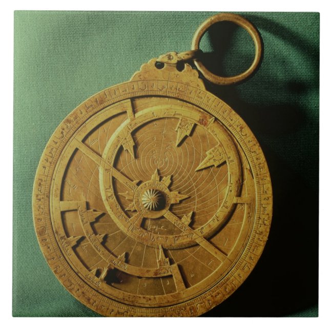 Astrolabe (copper) ceramic tile (Front)
