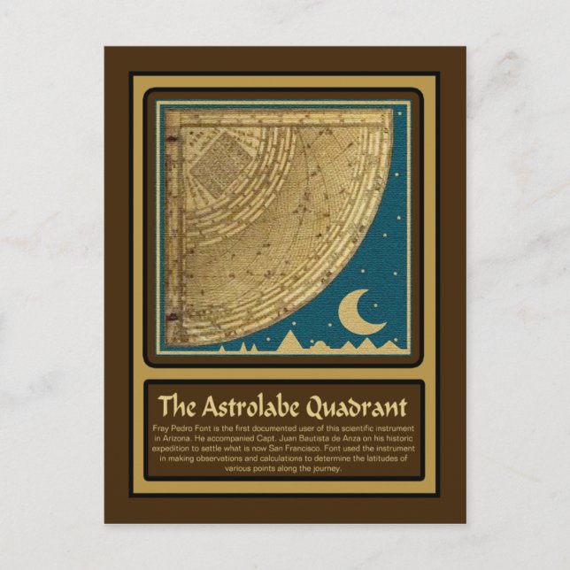 Astrolabe Quadrant postcard (Front)