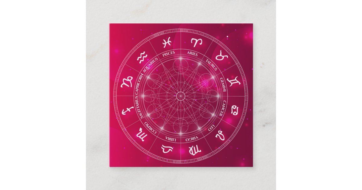 Astrology visiting card images