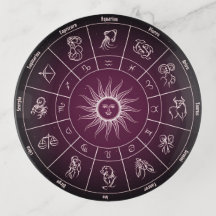 Astrological circle pocket