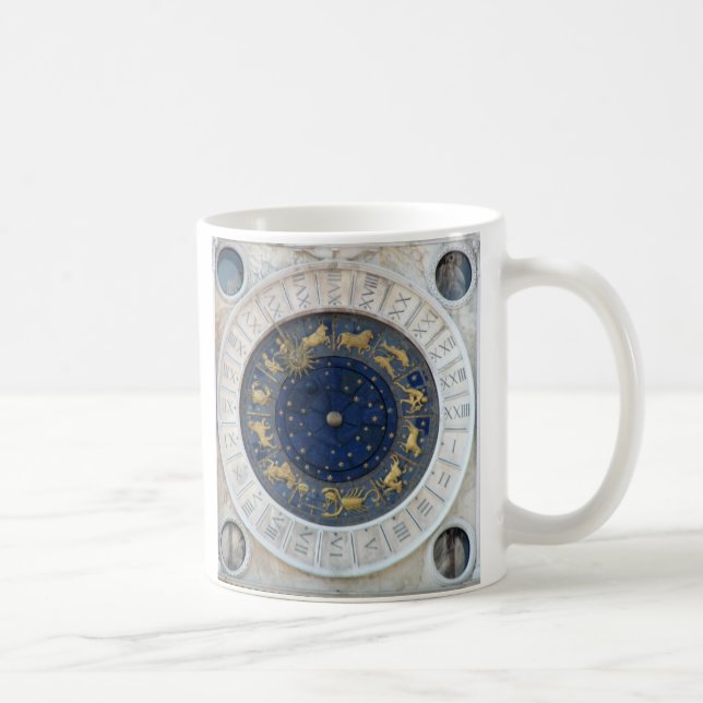 Astrological Clock,  Piazza San Marco, Venice Coffee Mug (Right)