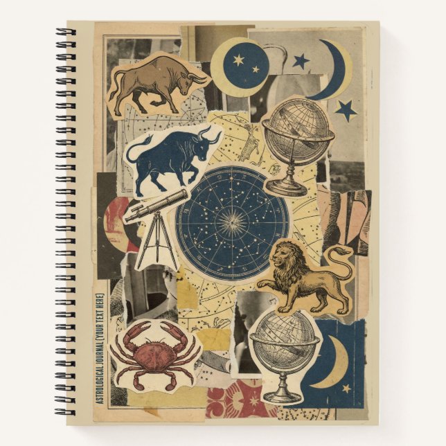 Astrological Cosmic Journal for Stargazers (Front)