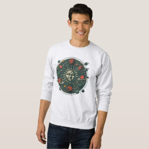 Astrological Elegance,Celestial wonder Sweatshirt