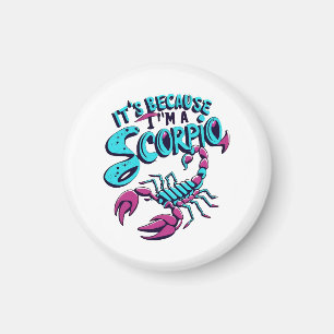 Astrological Scorpio Vibes Vintage Zodiac Sign Magnet