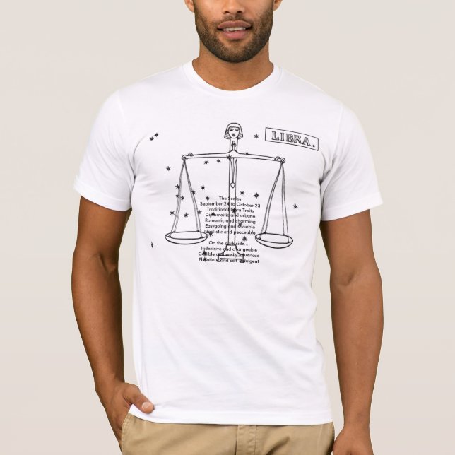 astrological-signs-1, The ScalesSeptember 24 to... T-Shirt (Front)