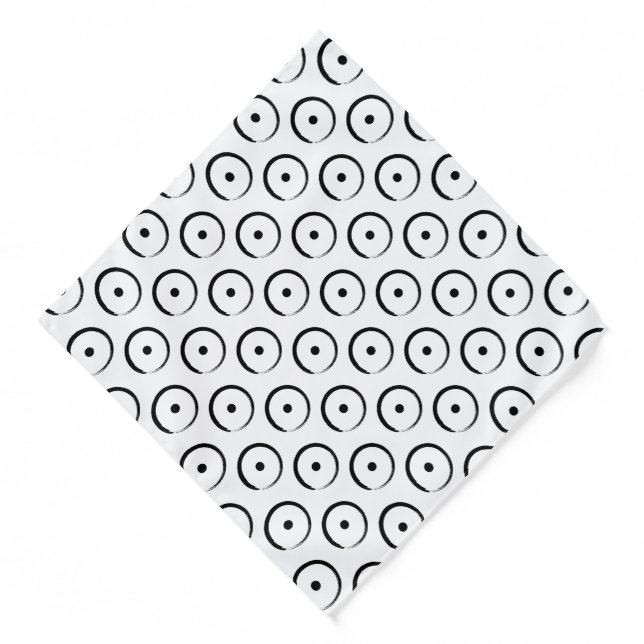 Astrological Sun Sign - Buddhism Zen Circle 1 Bandana (Front)