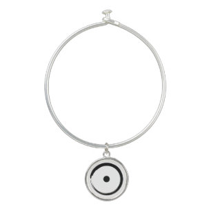 Astrological Sun Sign - Buddhism Zen Circle 1 Bangle Bracelet