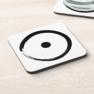 Astrological Sun Sign - Buddhism Zen Circle 1 Beverage Coaster