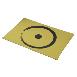 Astrological Sun Sign - Buddhism Zen Circle 1 Cloth Placemat