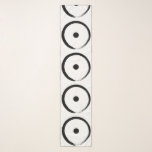 Astrological Sun Sign - Buddhism Zen Circle 1 Scarf<br><div class="desc">Spiritual symbol design by EDDA Fröhlich / EDDArt | The Ensō (Japanese circle) is a symbol from Japanese calligraphy, which is closely related to Zen Buddhism. It symbolizes enlightenment, strength, elegance, the universe and emptiness, but can also symbolize the Japanese aesthetic itself. With a dot in it, it becomes an...</div>