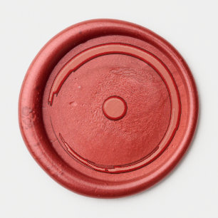 Astrological Sun Sign - Buddhism Zen Circle 1 Wax Seal Sticker