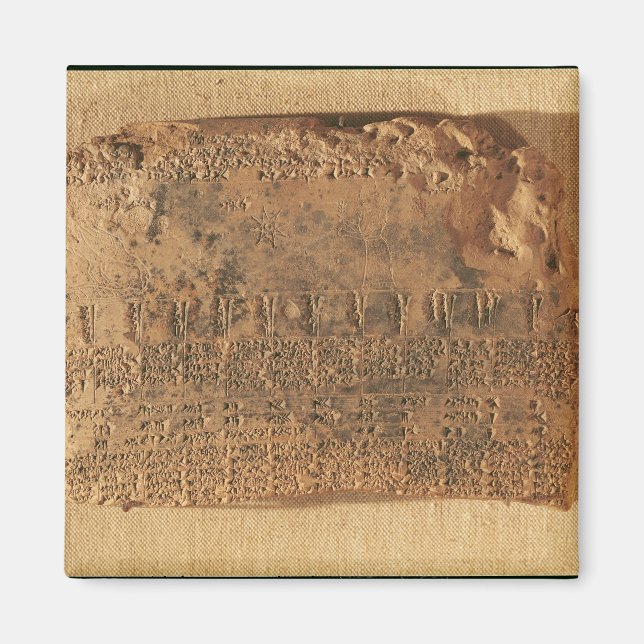 Astrological tablet, from Uruk Magnet (Front)