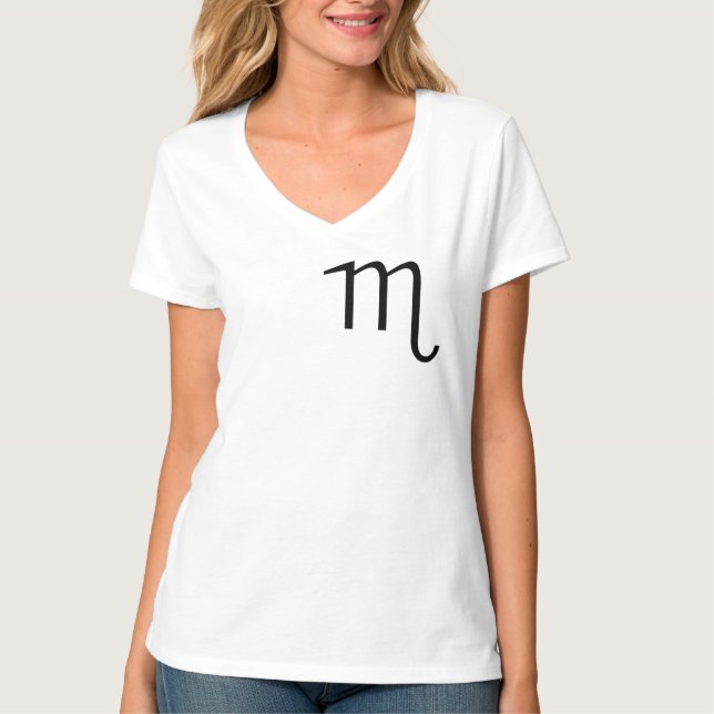 Astrological Zodiac Sign Scorpio Tee Scorpion (Front)