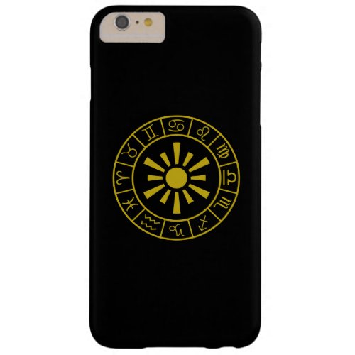 Astrological Zodiac Symbols WheelSun Gold Barely There iPhone 6 Plus Case