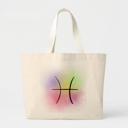 AstrologicalSelf Pisces Large Tote Bag