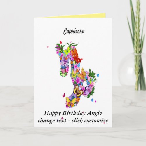 Astrology Birthday Card