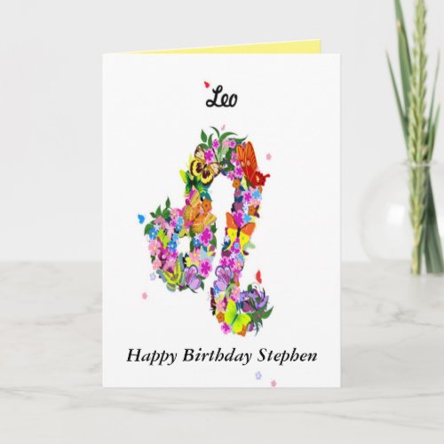 Astrology Birthday Card