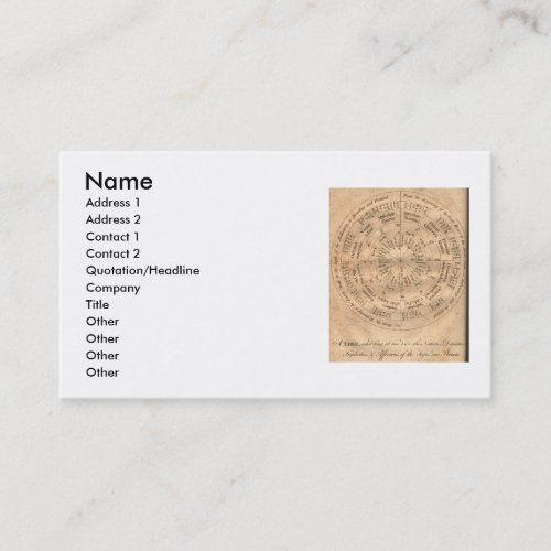 Astrology Business Card