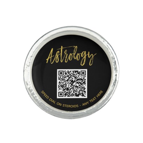 *~* Astrology Business Promotion QR Marketing  Ring