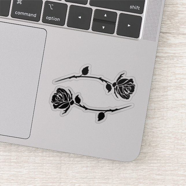 astrology Cancer floral zodiac sign Sticker (Detail)