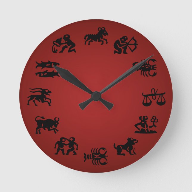 Astrology Clock Horoscope Clocks - Customize (Front)