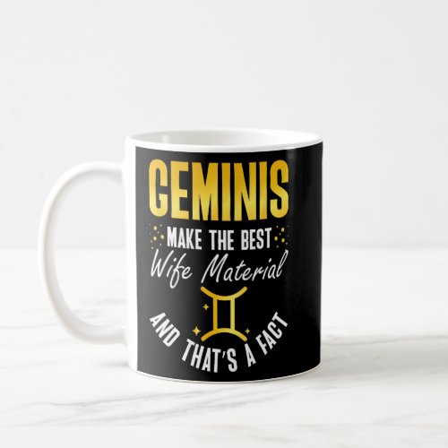 Astrology Gemini Zodiac Partner Wife Women Girl  Coffee Mug