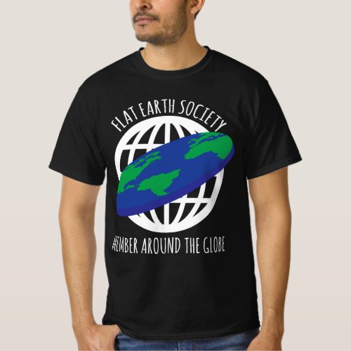 Astrology Gifts Flat Earth Society Members Around T_Shirt