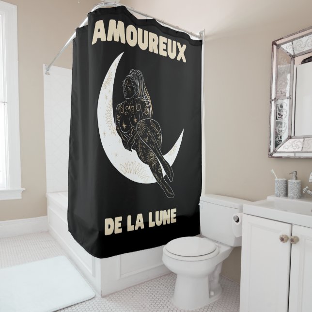 Astrology Girl  Shower Curtain (In Situ)