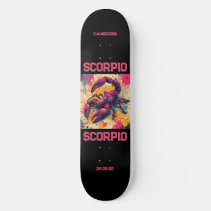 Astrology Graffiti Zodiac Scorpio Skateboard