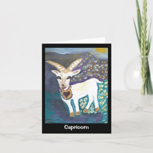 Astrology Horoscope Capricorn Card