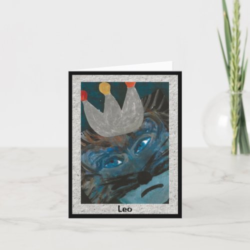 Astrology Horoscope Leo Card