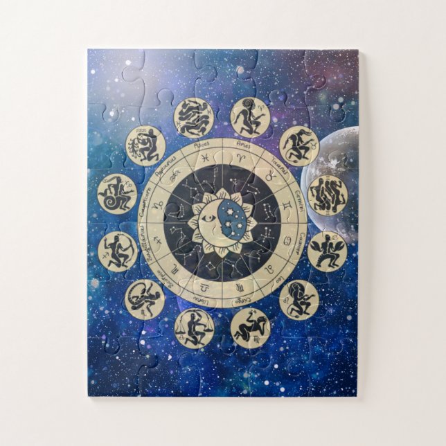 Astrology in the Universe Jigsaw Puzzle (Vertical)
