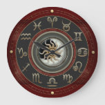Astrology Large Clock at Zazzle